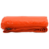 Vidaxl zeil 650g m² oranje 4 x 6 m canvas met pvc-coating