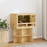 Vidaxl terrariumbasis bruin 80 x 50 x 50 cm osb