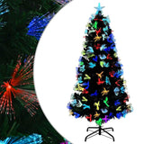 Vidaxl kunstkerstboom met 160 led met standaard groen 150 cm pvc