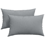 Vidaxl sofa kussens 2 stuks lichtgrijs 50 x 30 cm stof