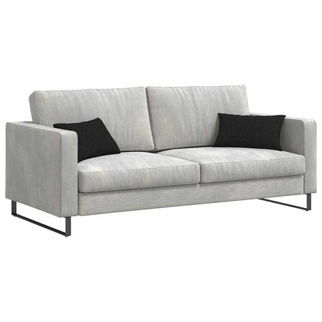 Vidaxl sofa kussens 2 pcs zwart 50 x 30 cm stof