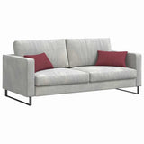 Vidaxl sofa kussens 2 pcs wijnrood 50 x 30 cm stof
