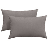 Vidaxl sofa kussens 2 pcs taupe 50 x 30 cm stof