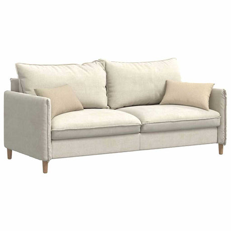 Vidaxl sofa kussens 2 pcs crème 50 x 30 cm stof