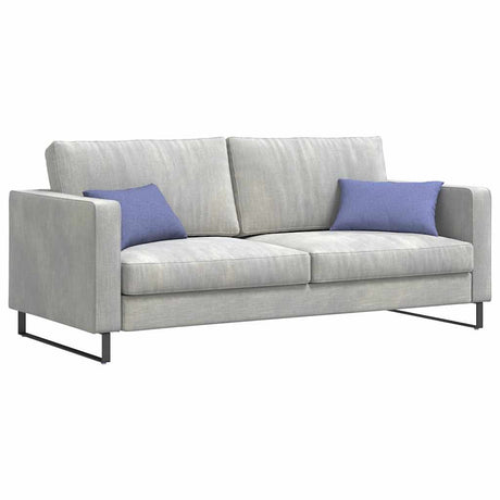 Vidaxl sofa kussens 2 pcs jeans blauw 50 x 30 cm stof