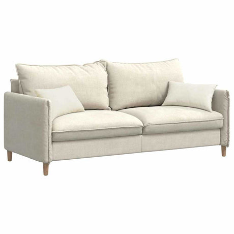 Vidaxl sofa kussens 2 stuks crème 50 x 30 cm cordstof