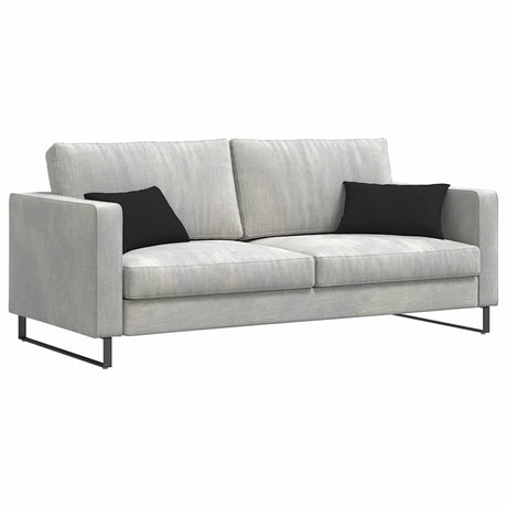 Vidaxl sofa kussens 2 stuks zwart 50 x 30 cm stof