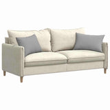 Vidaxl sofa kussens 2 pcs wolkengrijs 60 x 40 cm stof