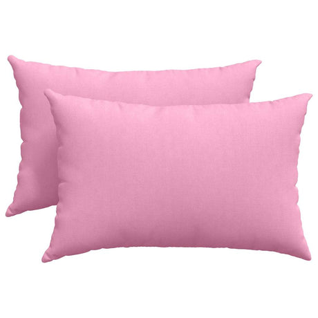 Vidaxl sofa kussens 2 pcs roze 60 x 40 cm stof