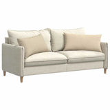 Vidaxl sofa kussens 2 pcs crème 80 x 40 cm stof
