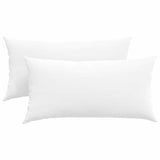 Vidaxl sofa kussens 2 pcs wit 80 x 40 cm stof