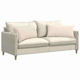 Vidaxl sofa kussens 2 stuks beige 80 x 40 cm stof
