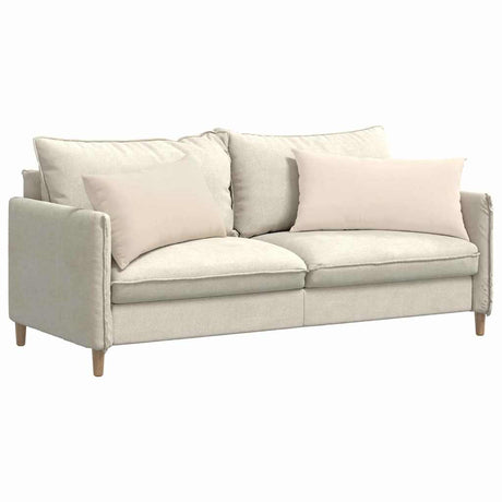 Vidaxl sofa kussens 2 stuks beige 80 x 40 cm stof
