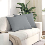 Vidaxl sofa kussens 2 pcs lichtgrijs 70 x 50 cm stof