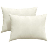 Vidaxl sofa kussens 2 stuks crème 70 x 50 cm cordstof