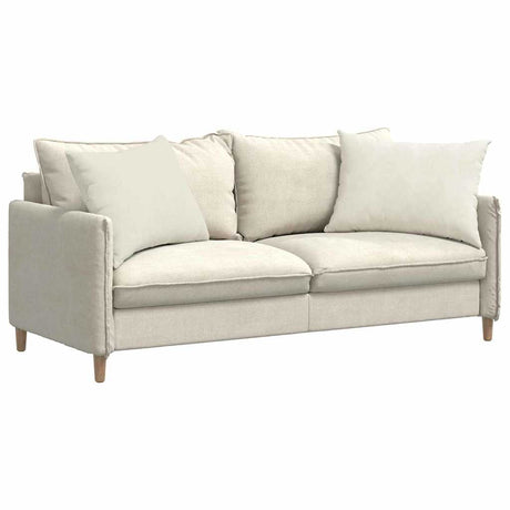 Vidaxl sofa kussens 2 stuks crème 70 x 50 cm cordstof