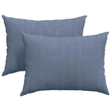 Vidaxl sofa kussens 2 stuks blauw 70 x 50 cm cordstof