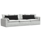 Vidaxl sofa kussens 2 pcs zwart 120 x 40 cm stof