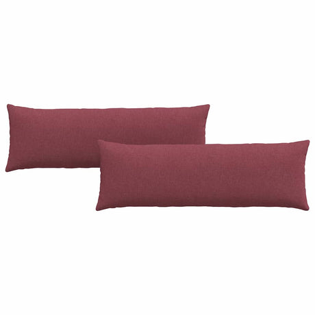 Vidaxl sofa kussens 2 pcs wijnrood 120 x 40 cm stof