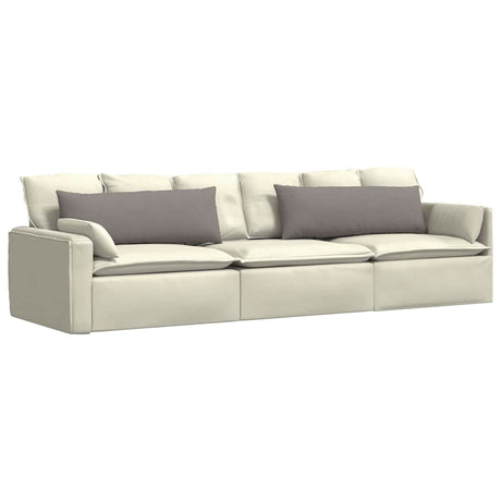Vidaxl sofa kussens 2 pcs taupe 120 x 40 cm stof
