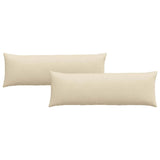 Vidaxl sofa kussens 2 pcs crème 120 x 40 cm stof