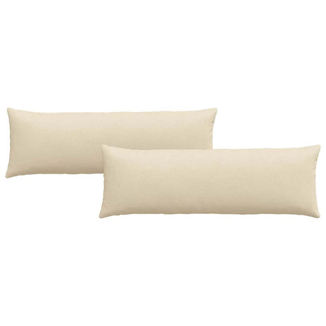 Vidaxl sofa kussens 2 pcs crème 120 x 40 cm stof