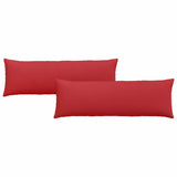 Vidaxl sofa kussens 2 pcs rood 120 x 40 cm stof