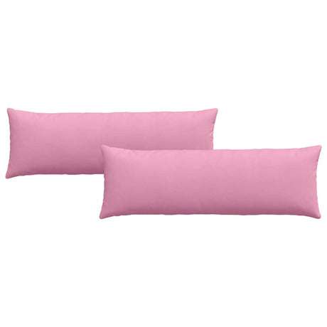 Vidaxl sofa kussens 2 pcs roze 120 x 40 cm stof