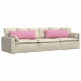 Vidaxl sofa kussens 2 pcs roze 120 x 40 cm stof