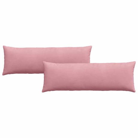 Vidaxl sofa kussens 2 stuks roze 120 x 40 cm cordstof