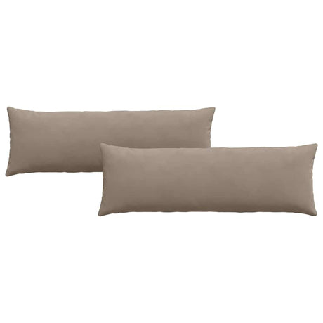 Vidaxl sofa kussens 2 stuks taupe 120 x 40 cm stof