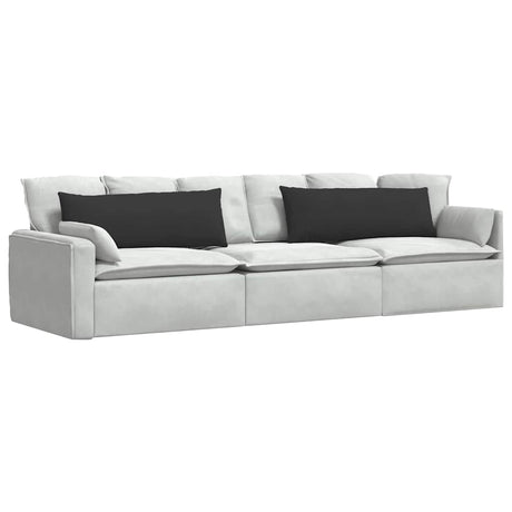 Vidaxl sofa kussens 2 stuks zwart 120 x 40 cm stof