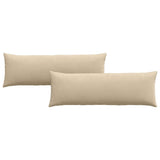Vidaxl sofa kussens 2 stuks crème 120 x 40 cm stof