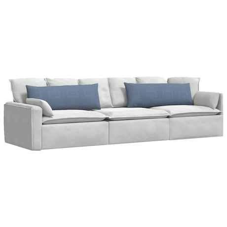 Vidaxl sofa kussens 2 stuks blauw 120 x 40 cm cordstof