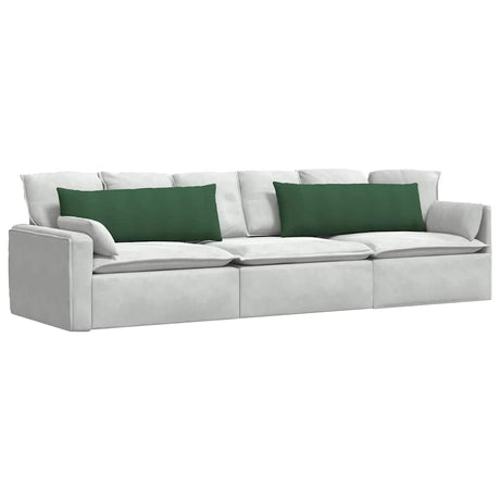 Vidaxl sofa kussens 2 stuks donkergroen 120 x 40 cm cordstof