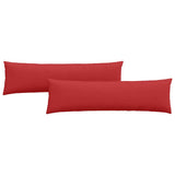 Vidaxl sofa kussens 2 pcs rood 145 x 40 cm stof