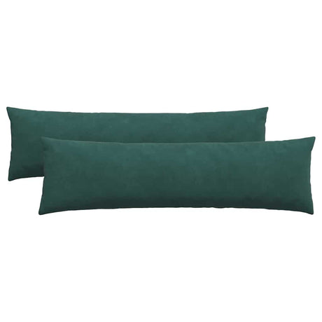 Vidaxl sofa kussens 2 stuks donkergroen 145 x 40 cm cordstof