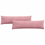 Vidaxl sofa kussens 2 stuks roze 145 x 40 cm cordstof