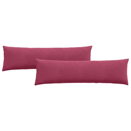 Vidaxl sofa kussens 2 stuks wijnrood 145 x 40 cm cordstof