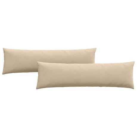 Vidaxl sofa kussens 2 stuks crème 145 x 40 cm stof