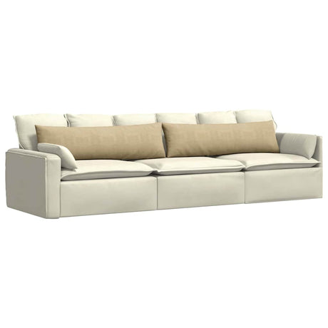 Vidaxl sofa kussens 2 stuks grijs groen 145 x 40 cm cordstof