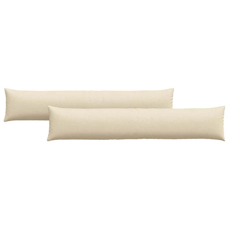 Vidaxl sofa kussens 2 pcs crème 200 x 40 cm stof