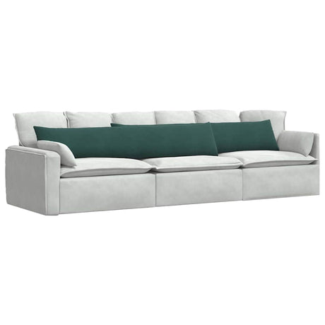 Vidaxl sofa kussens 2 stuks donkergroen 200 x 40 cm cordstof