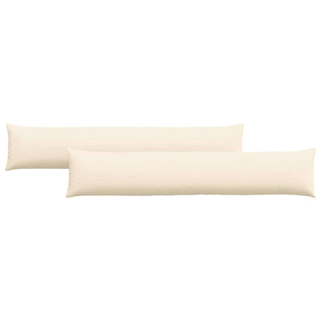 Vidaxl sofa kussens 2 stuks crème 200 x 40 cm cordstof