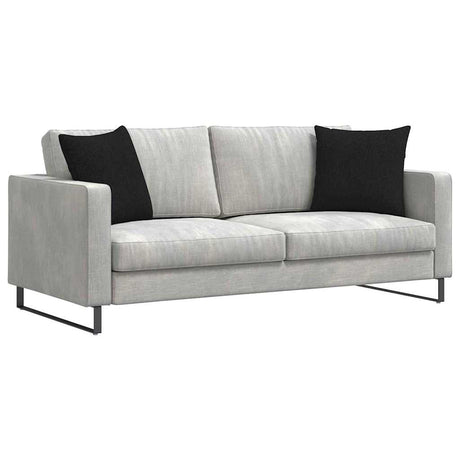 Vidaxl sofa kussens 2 pcs zwart 45 x 45 cm stof