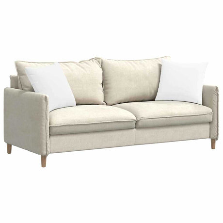 Vidaxl sofa kussens 2 pcs wit 45 x 45 cm stof