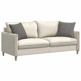 Vidaxl sofa kussens 2 stuks lichtgrijs 45 x 45 cm cordstof