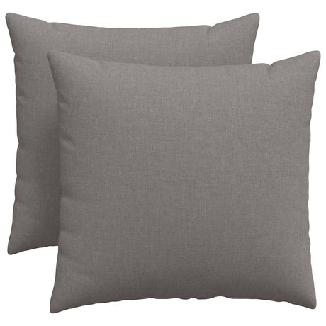 Vidaxl sofa kussens 2 pcs taupe 50 x 50 cm stof