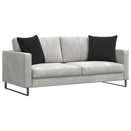 Vidaxl sofa kussens 2 stuks zwart 50 x 50 cm cordstof
