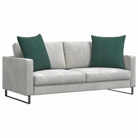 Vidaxl sofa kussens 2 stuks donkergroen 60 x 60 cm cordstof